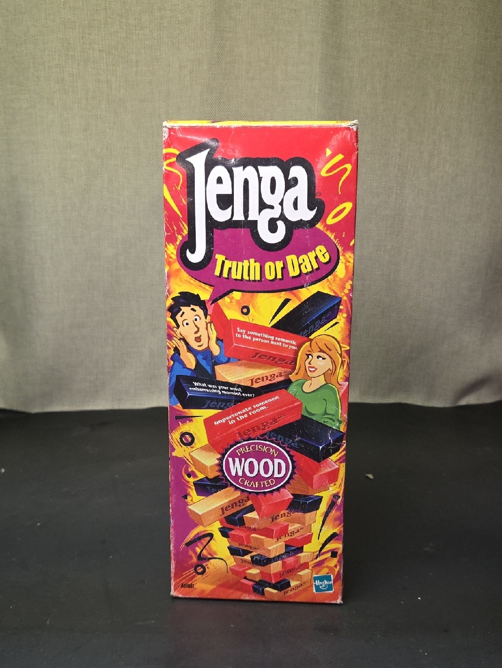 Jenga Truth or Dare Precision Wood Crafted‎ Blocks by Hasbro  COMPLETE